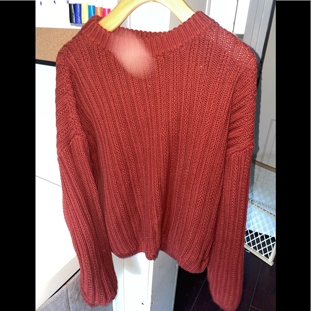 Universal Thread Women's Crew Neck Sweater - Rust